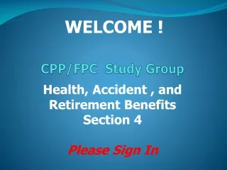 CPP/FPC  Study Group