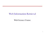 Web Information Retrieval Course: Basics, Models, and Systems - slide 1