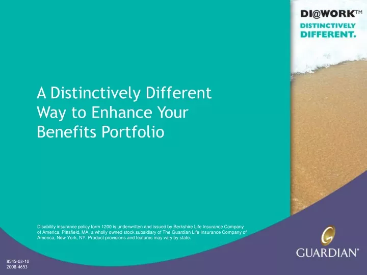 a distinctively different way to enhance your benefits portfolio