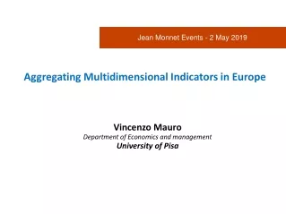 Aggregating Multidimensional Indicators in Europe