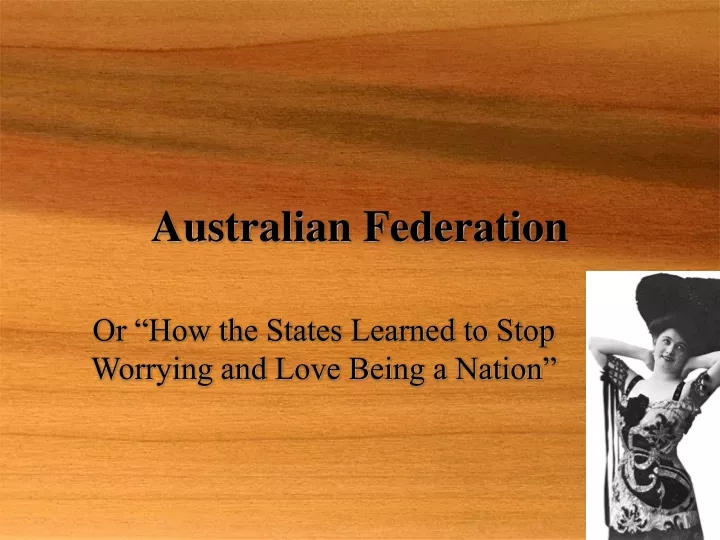 australian federation