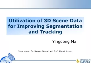 Utilization of 3D Scene Data for Improving Segmentation and Tracking