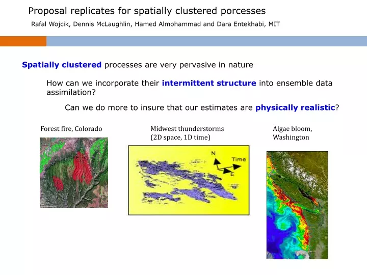 proposal replicates for spatially clustered
