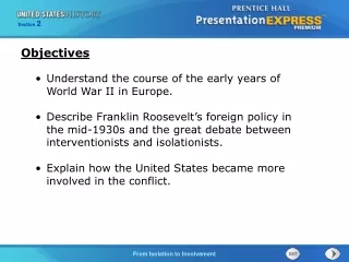 Understand the course of the early years of World War II in Europe.