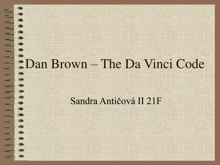 dan brown the da vinci code