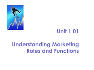 Unit 1.01 Understanding Marketing Roles and Functions