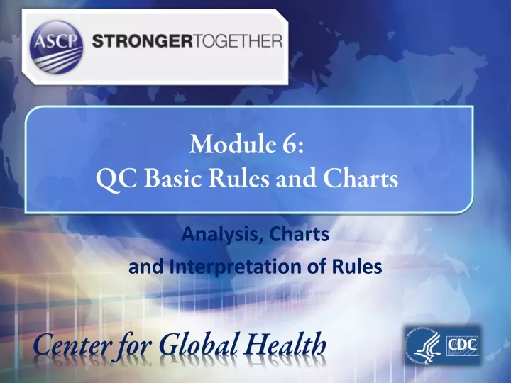 module 6 qc basic rules and charts