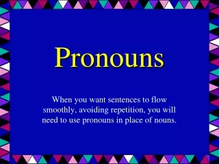 Pronouns