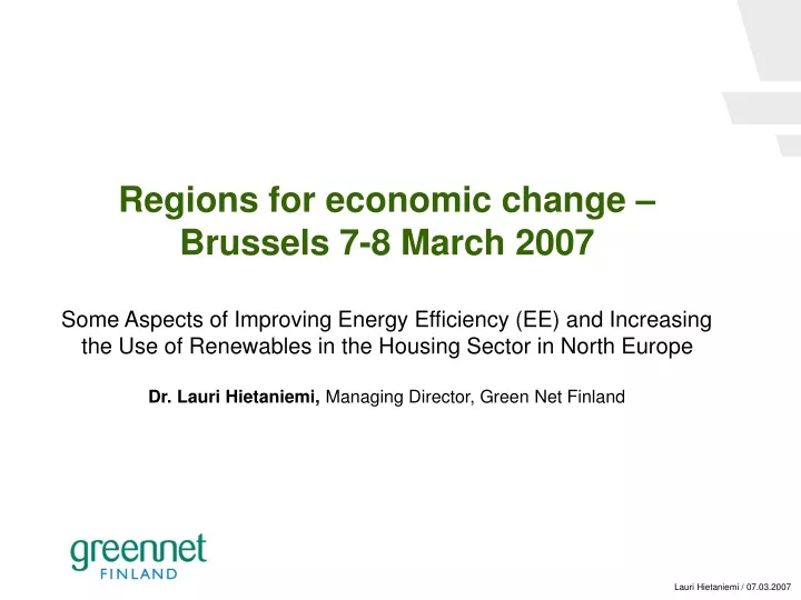 regions for economic change brussels 7 8 march