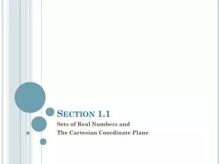 Section 1.1