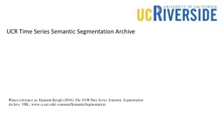 UCR Time Series Semantic Segmentation Archive