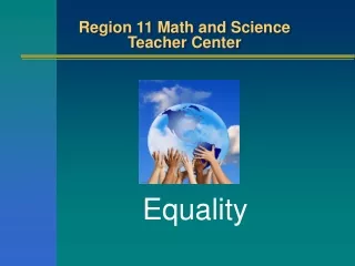 Region 11 Math and Science  Teacher Center