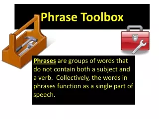 Phrase Toolbox