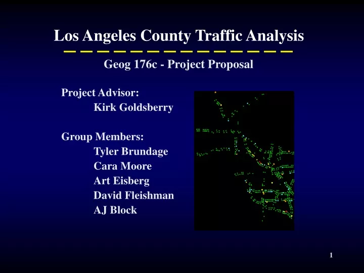 los angeles county traffic analysis