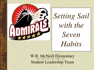 Setting Sail  with the Seven Habits