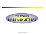 Drawing Lines and Letters: Technical and Artistic Drawing Types - slide 1