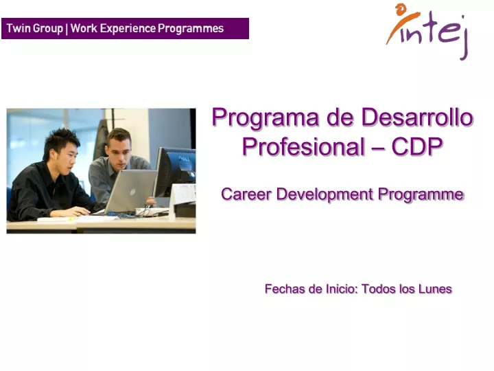 programa de desarrollo profesional cdp career