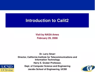 Introduction to Calit2