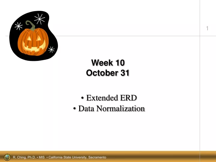 week 10 october 31