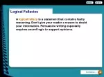 Logical Fallacies - slide 1