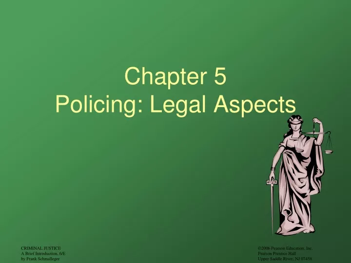 chapter 5 policing legal aspects