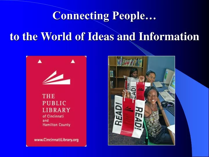 connecting people to the world of ideas