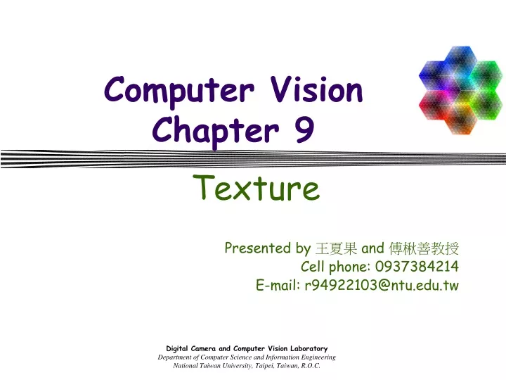 computer vision chapter 9