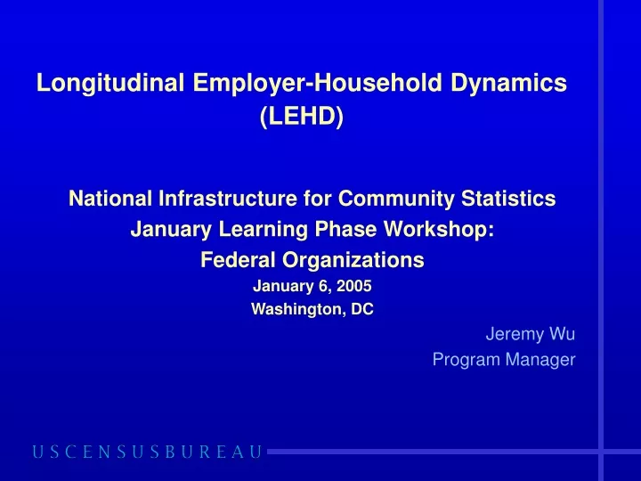 longitudinal employer household dynamics lehd