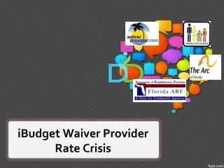 iBudget Waiver Provider Rate Crisis