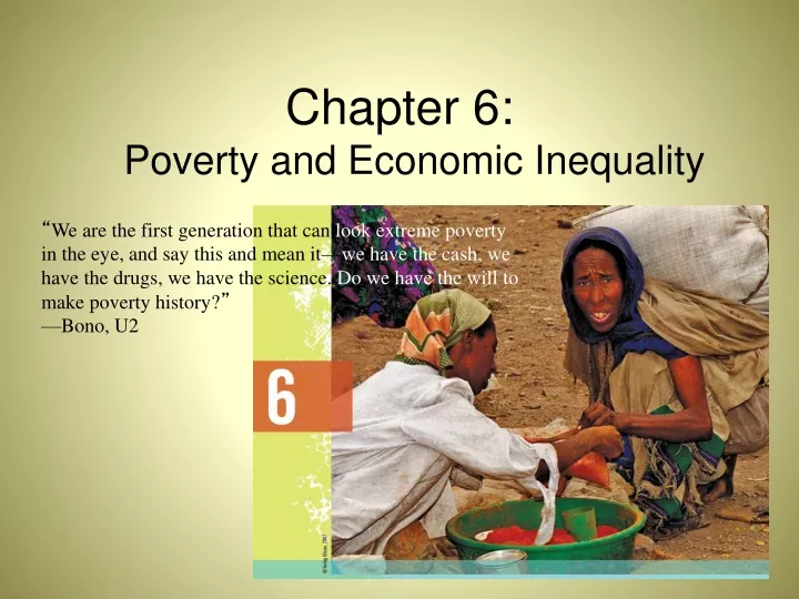 chapter 6 poverty and economic inequality