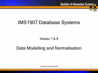 IMS1907 Database Systems