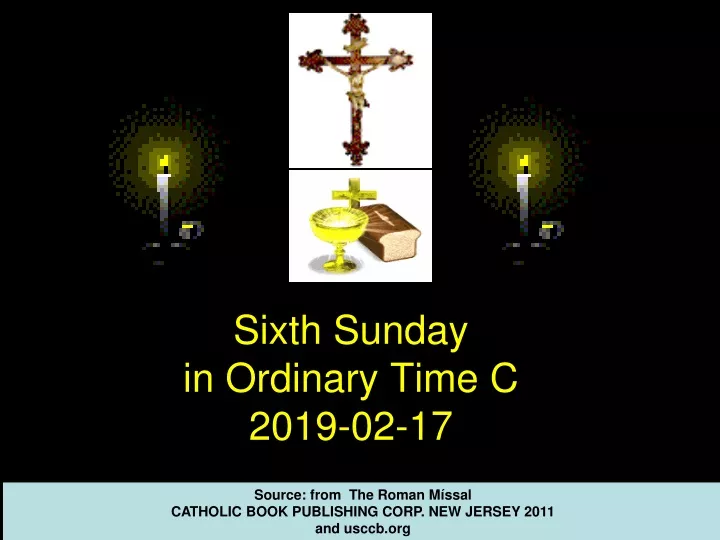 sixth sunday in ordinary time c 2019 02 17