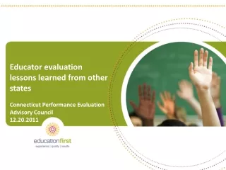 Educator evaluation lessons learned from other states