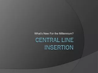 Central Line insertion