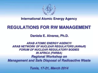 DOCUMENTATION FOR USE IN REGULATING NUCLEAR FACILITIES