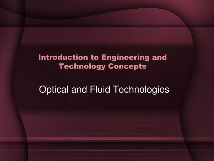 introduction to engineering and technology concepts