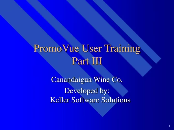 promovue user training part iii