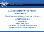 Ensuring Air Safety: Tokyo Convention Amendments and Jurisdictional Issues - slide 1