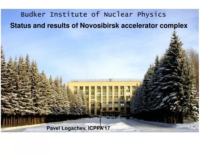 budker institute of nuclear physics
