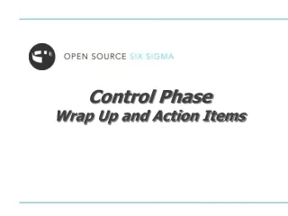 Control Phase Wrap Up and Action Items