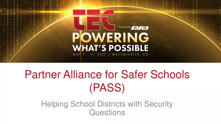 partner alliance for safer schools pass