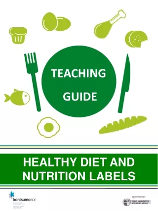 HEALTHY DIET AND NUTRITION LABELS