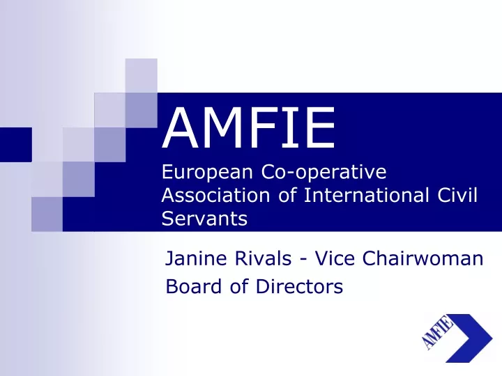 amfie european co operative association of international civil servants