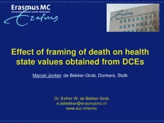 Effect of framing of death on health state values obtained from DCEs