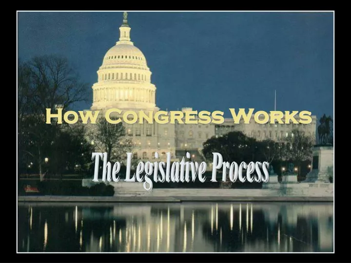 how congress works