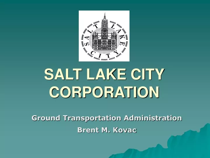 salt lake city corporation