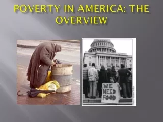 Poverty In America: The Overview