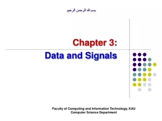 Chapter 3: Data and Signals