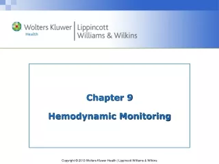 Chapter 9 Hemodynamic Monitoring