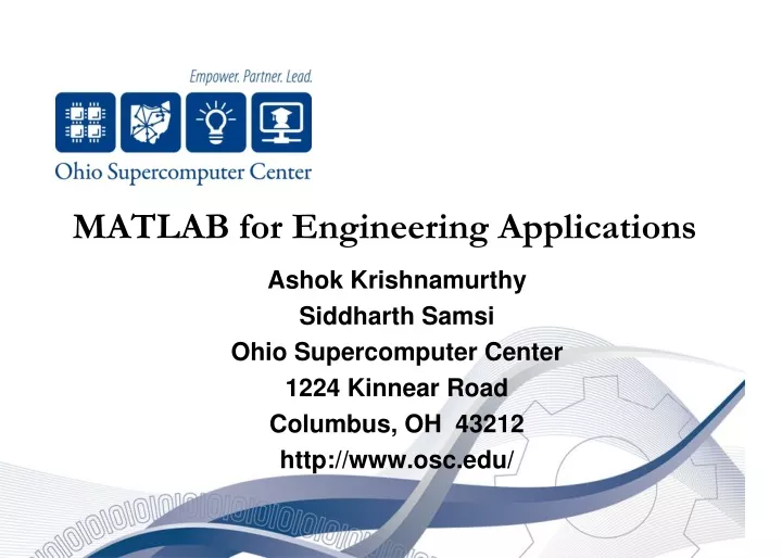 matlab for engineering applications